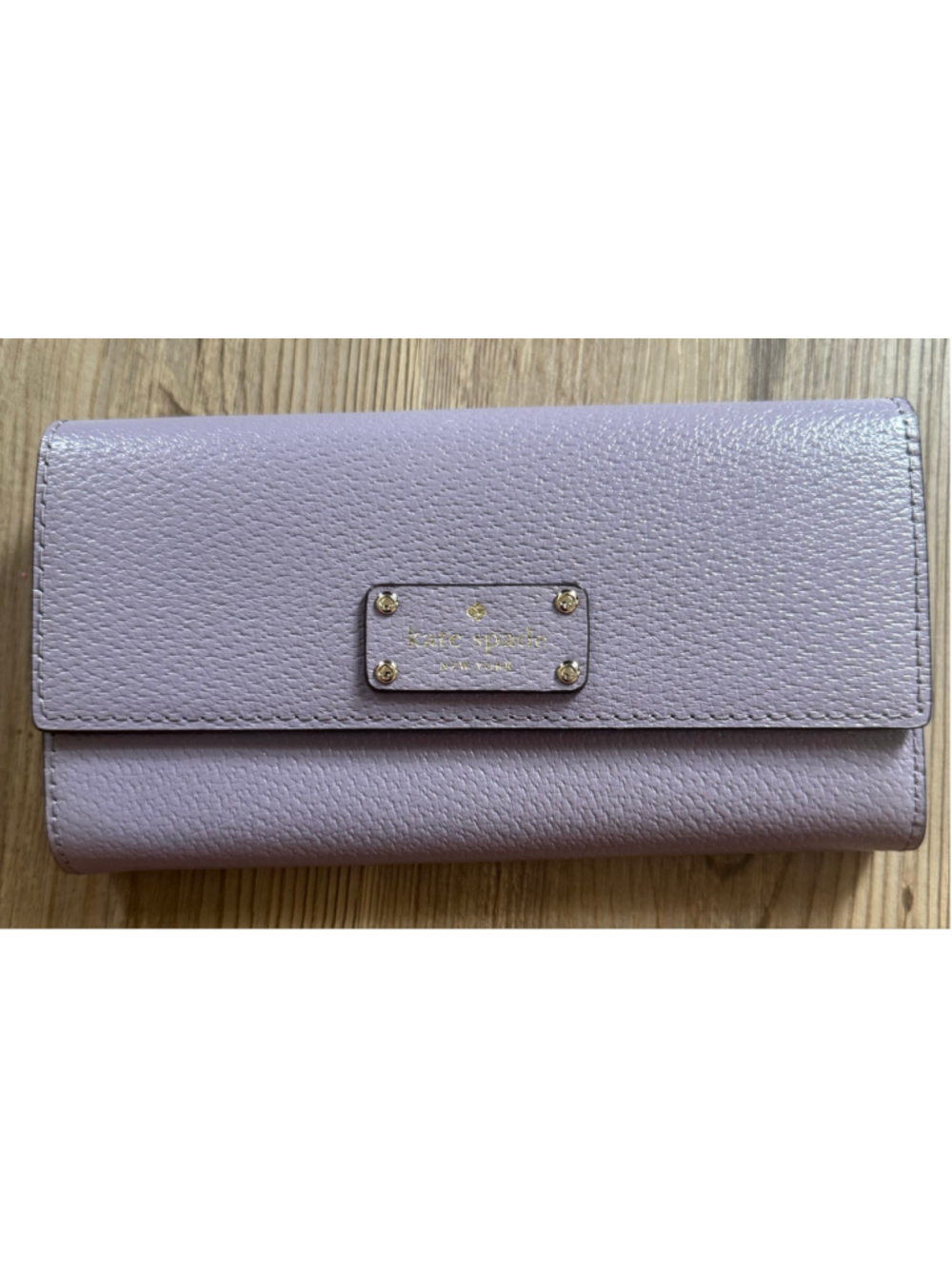Like new Kate Spade New York Wellesley Jean pebble leather wallet